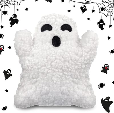 Zachte Halloween Spook Kussen, Pluche Dier Speelgoed voor Kinderen, Perfect voor Verjaardag, Kerst en Feestdecoratie