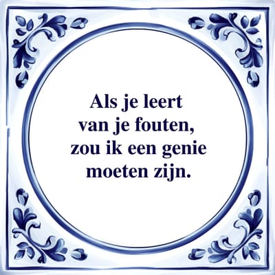 Spreuk Tegel - Als je Iets Doet - Tegeltjeswijsheid - Kado