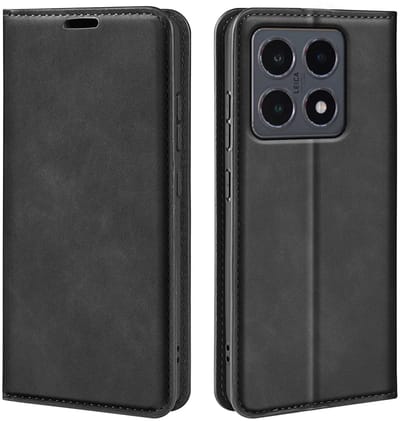 MobyDefend Hoesje - Geschikt voor Xiaomi 15T - Luxe Wallet Bookcase (Magnetische Sluiting) - Zwart