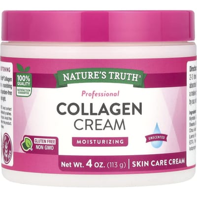 Nature's Truth, Collageen Crème, Geurloos, 4 oz (113 gr) pink