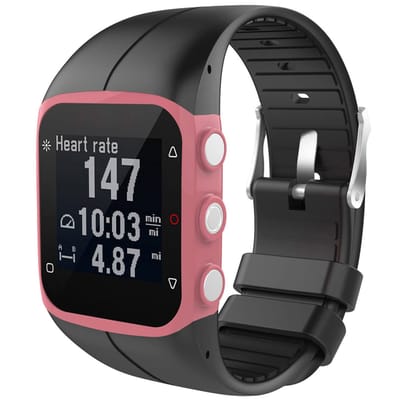 imoshion Siliconen bandje voor de Polar M400 / M430 - Zwart