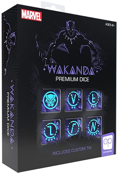 Marvel Black Panther Premium Dice Set - dobbelstenen - USAopoly