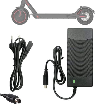 OIMG Oplader Voor Elektrische Steps - 36V/42V 2A Universele Oplader - Elektrische Scooter Hoverboard Loopfiets - Geschikt Voor Xiaomi Mi Mijia M365 - Geschikt Voor Hoverboard, Balance Bike, Drifting Board - Elektrische fiets opladers