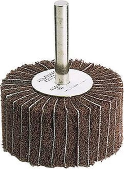 wolfcraft - Schuurmop 50mm - Korrel 150 - Stiftstlijpmop - Vliesmop voor boormachine - Stiftschuurwiel - 2032000