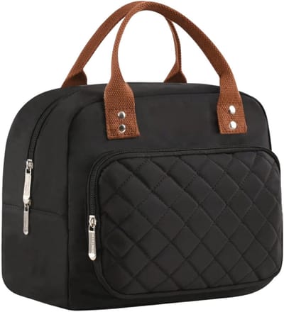 Lunchtas volwassenen-koeltas lunchbox container lunch draagtas- zwart