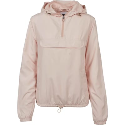 Urban Classics - Basic Pullover Jas - S - Roze