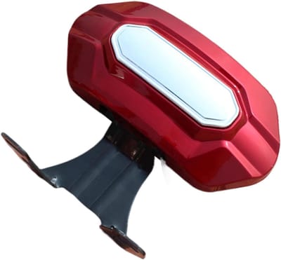 Motorfiets Rugleuning - Motor Rugsteun - Comfortabel Rijden - Ergonomisch Ontwerp - 23 x 20 x 8 cm - Rood