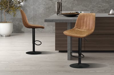 Barkruk 'Barcelona' PU Cognac (2 stuks)