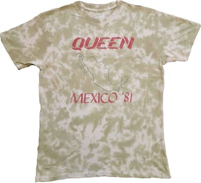 Queen - Mexico '81 Heren T-shirt - S - Bruin