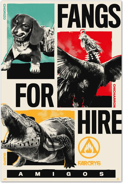 Poster Far Cry 6 - Fangs For Hire 61x91,5cm