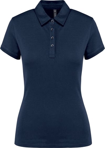 Kariban Damespolo korte mouwen van jersey K263 - Navy - XL