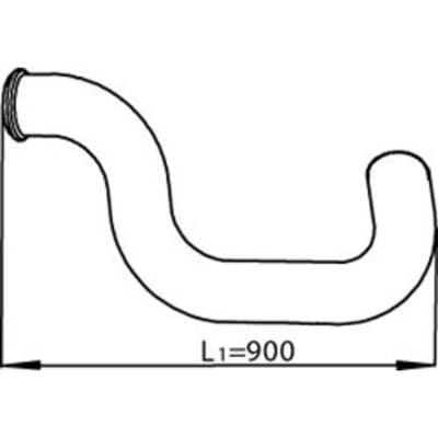 Uitlaatpijp DINEX80770