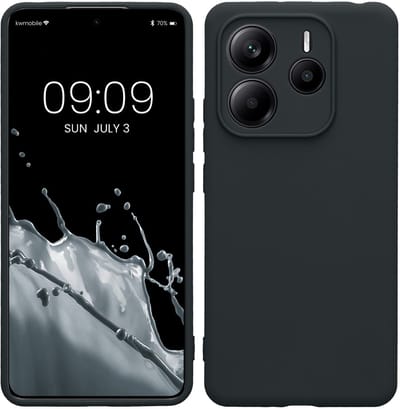 kwmobile telefoonhoesje geschikt voor Xiaomi Redmi Note 14 5G - Hoesje voor smartphone - Precisie camera uitsnede - In bosbesblauw
