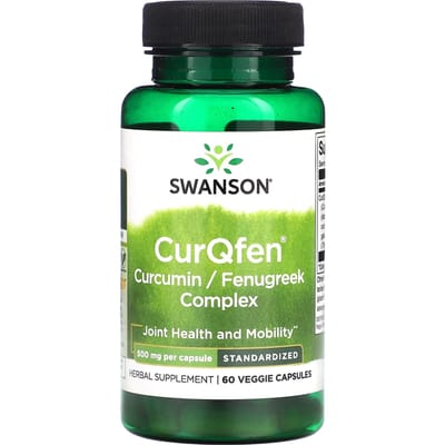 Curqfen Curcumine/Horopha Complex, Gestandaardiseerd, 500 mg, 60 Veggie Capsules