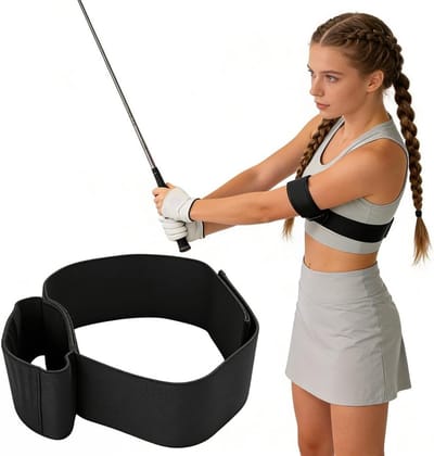 Innovatieve Slider Golf Trainingshulp voor Swingcorrectie, Zwaaistabiliteit en Armverbinding - Geschikt voor Indoor en Outdoor Gebruik