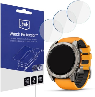 3Mk Garmin Fenix 8 Amoled 51Mm Gehard Glas Flexibele Glas Schermbescherming
