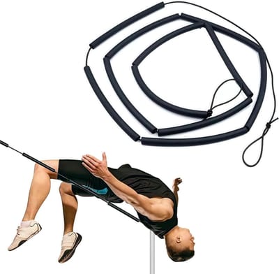Elastische Dwarsstang | 2.5 Meter Standaard Schuim Oefenkoord | Apparatuur voor Verticale Sprong Training | Voor School, Thuis, Training, Veld, Baan En Oefening