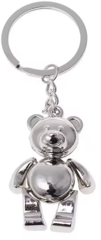 Beren sleutelhanger - Sleutelhanger met beertje - Metalen beer - Keychain - Bear - Schattig beertje - Beweegbaar - CHPN