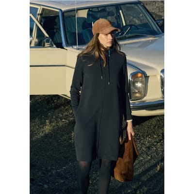 Jurk in effen kleur