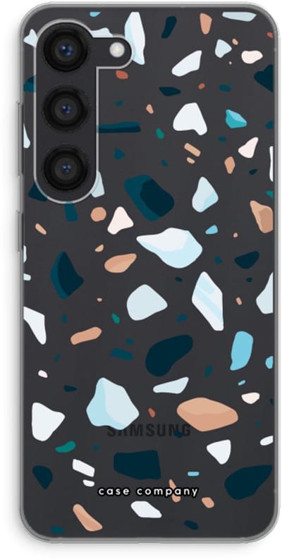 Case Company® - Hoesje geschikt voor Samsung Galaxy S23 hoesje - Terrazzo N°13 - Soft Cover Telefoonhoesje - Bescherming aan alle Kanten en Schermrand