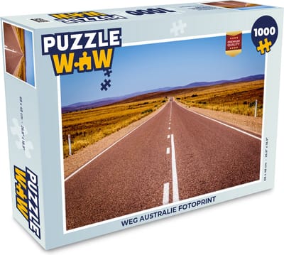 Puzzel Weg Australie fotoprint - Legpuzzel - Puzzel 1000 stukjes volwassenen