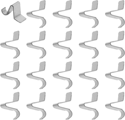 Dailygoods- Plankbeugels Heavy Duty - Plankdragers - Verwijderbare Planksteunpennen - Plankondersteuning - 20 Stuks - Metalen Constructie - Planksteunen