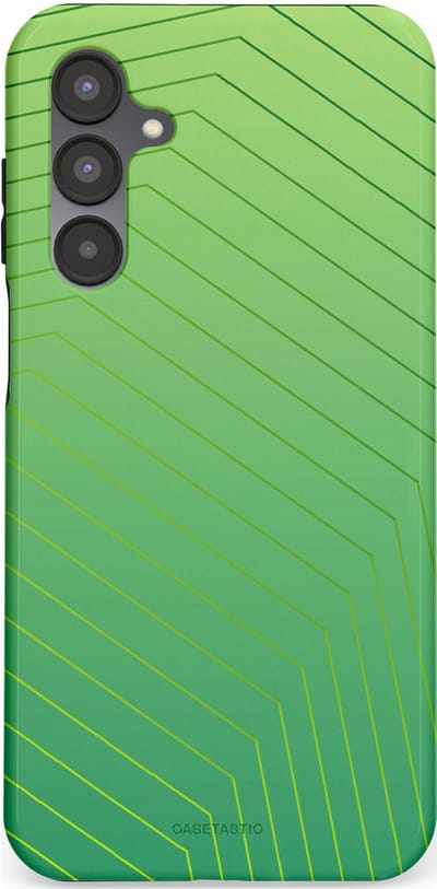 Casetastic Hoesje Geschikt voor Samsung A16 - Stijlvolle Beschermende Duo-layer Case - Neon Groen Net