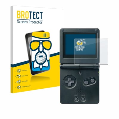 BROTECT - Screenprotector voor Nintendo Gameboy Advance GBA SP - Folie Beschermfolie Beschermglas matte
