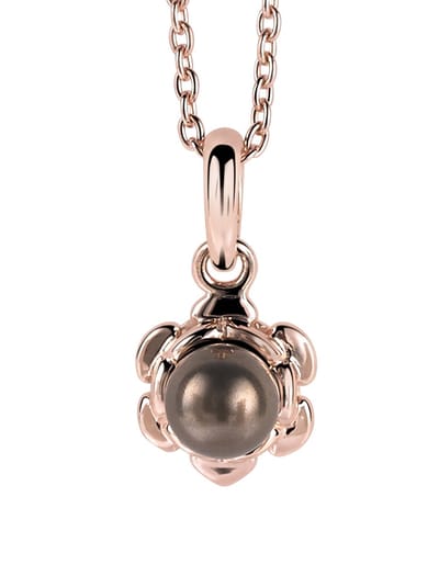 Orphelia Pendant + Chain Rose Synt Pearl ZH-6021/1