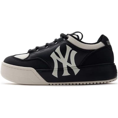 MLB Chaussures de Skate Basses Larges Décontractées Tendance Durables Unisexes Baskets Noir 3ASXCCW3N-50BKS 36.5 gray