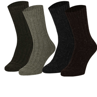 Morethansocks - Huissok - Alpaca wol - Heren - Huissokken heren - Wollen huissokken