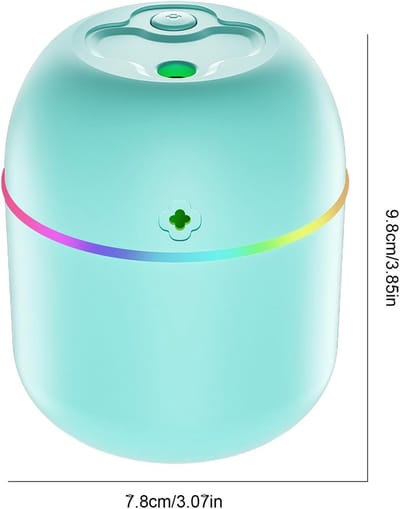 Bureau-luchtbevochtiger | 220 ml persoonlijke luchtbevochtiger USB-diffuser | desktopluchtbevochtiger met twee sproeimodi | Stille Ope-ration kleine luchtbevochtigers