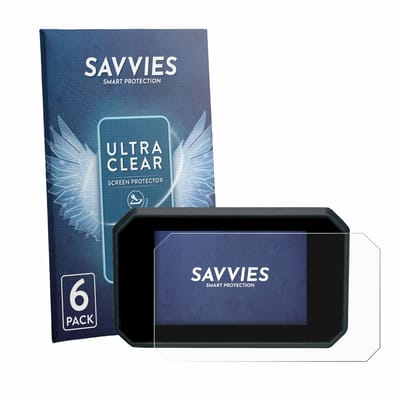 Savvies - Screenprotector voor Suzuki GSX‑8T / 8TT 2026 - Folie Beschermfolie transparant 6 Stuks