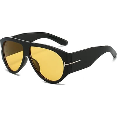 Lunettes de soleil pilote rétro surdimensionnées femmes hommes mode lunettes à grande monture homme dame vintage marque de luxe lunettes de soleil UV400