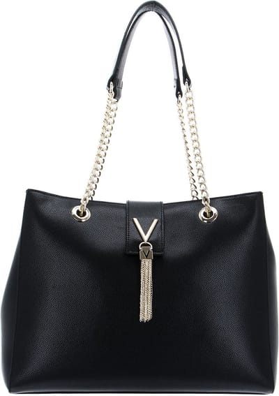 VALENTINO Schoudertas Divina Shoulder Bag Nero / Gold Zwart