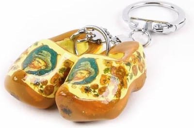 Sleutelhanger Klomp Dubbel Van Gogh 4 Cm - Souvenir