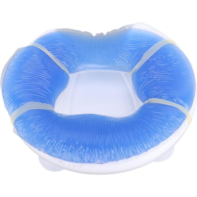 Oreiller de Massage Facial Silicone Élastique Réduit la Pression Fond Creux Oreiller Appui-Tête Réglable