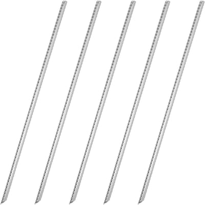 5 Stuks 38 x 1 cm Stalen Haringen voor Tuin en Omheining, Ideaal voor Beplanting en Stabilisatie
