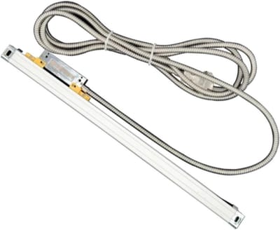 Optische Raspen Liniaal - Lineaire Encoder - Precisie Meten - Stabiele Aluminium Schaal - 420 mm - Zilver