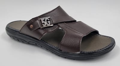 Walking - Slippers Heren - Licht Gewicht Heren Slippers - Slippers met een Zacht Voetbed - Bruin – Maat 39
