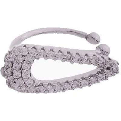 2 stks/set Mode Zirkoon Haarspeld Oor Manchet Geen Piercing Oorbel Trendy Punk Unieke Oor Clip Voor Vrouwen Sieraden Gift 2pcs