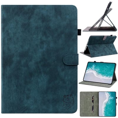 Étui en Cuir Pour Lenovo Idea Tab Pro 12.7 Y700 5ème K9 8.7 M9 M11 M10 5G P11 Pro 2ème Génération 11.2 M10 3ème 10.1 Housse de Tablette Tab M10 2nd X306F bleu