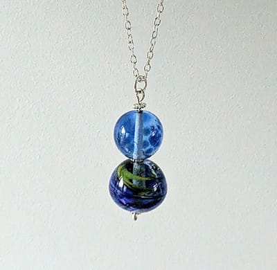M-apART-hanger-glaskraal-blauw-blauw-925-zilver-detail