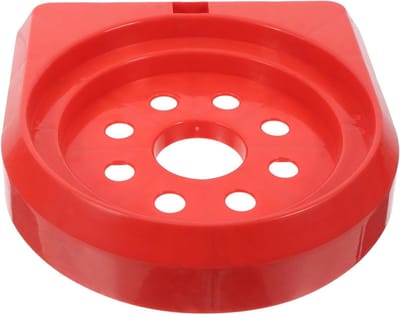 Blusser Houder - Veiligheidsvoet - Brandveiligheid Creëren - Universele Compatibiliteit - 22 cm - Rood