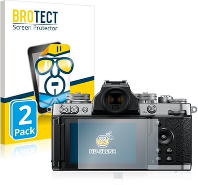BROTECT - Screenprotector voor Nikon Z fc - Folie Beschermfolie transparant 2 Stuks