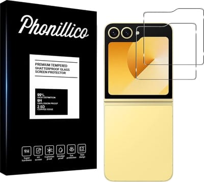 Screenprotector voor Samsung Galaxy Z Flip 6 - 2 stuks Beschermglas van glas Transparante glazen schermbeschermfolie