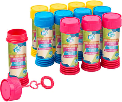 Bubble wand & solution 12x50ml