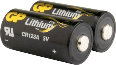CR123A batterij GP Lithium Pro 3V 2 stuks