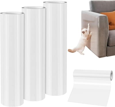 Transparante Krassenbestendige Plakband voor Meubels - Zelfsnijdend PVC Anti-Kras Bescherming voor Sofas, Deuren en Boeken (20cm x 300cm)