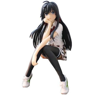 14CM Anime Figuur My Teen Romantic Comedy Yukinoshita Yukino Figuur Model Poppen Speelgoed Cadeau Verzameling Verpakte Ornamenten PVC Materiaal No box black